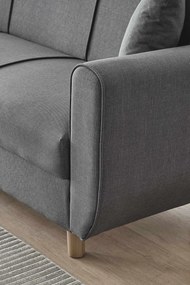 3-Seat Sofa-Bed Flavia - Dark Grey Dark Grey