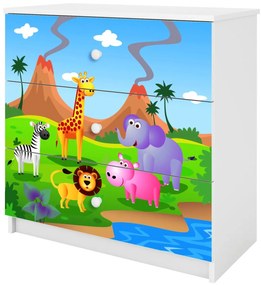 Συρταριέρα Babydreams Cartoon-Leuko-Safari