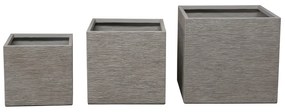 Supergreens Γλάστρα Πήλινη Muted Γκρι XXXL 105x105x96 εκ. - H-2070-8 - H-2070-8