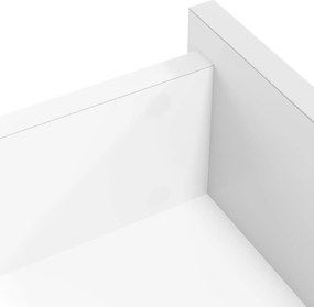 vidaXL Αυτοκόλλητο 2 pcs Λευκό Ø 20 x 0,5 mm Χαρτί