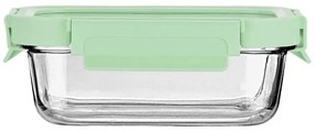 ESTIA ΦΑΓΗΤΟΔΟΧΕΙΟ CLICK&amp;SEAL ΓΥΑΛΙΝΟ 640ml 18.9x14.5x6.7 ΜΕ ΚΑΠΑΚΙ ΠΛΑΣΤΙΚΟ MINT