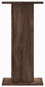 vidaXL Βάσεις Φυτών 2 Τεμ. Καφέ Δρυς 30x30x60 εκ. Επεξεργασμένο Ξύλο