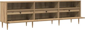 vidaXL Έπιπλο Τηλεόρασης τεχνίτης Δρυς 150x30x44,5 εκ.