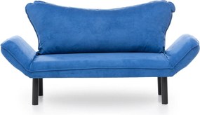 Διθέσιος Καναπές Κρεβάτι Μπλε CHATTO 70x150x75