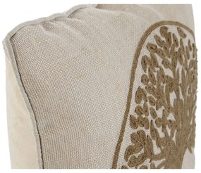 Μαξιλάρι Home ESPRIT Λευκό Φυσικό Δέντρο Ρομαντικό 45 x 15 x 45 cm (x2)