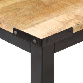vidaXL Τραπεζαρία 140 x 70 x 76 εκ. από Μασίφ Ακατέργαστο Ξύλο Μάνγκο