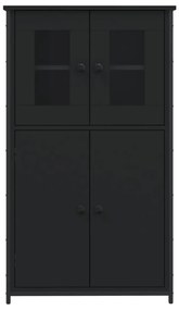 vidaXL Ντουλάπι Μαύρο 62x32x106,5 εκ. από Επεξεργασμένο Ξύλο