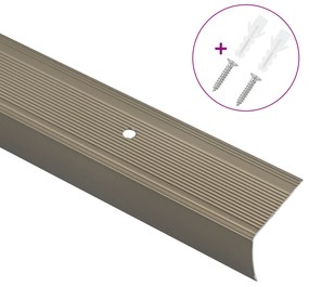 vidaXL Προστατευτικά ακμών σκάλας 30 pcs Μπρονζέ 67 cm Αλουμίνιο
