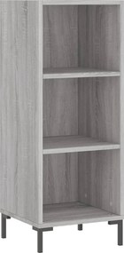 vidaXL Ντουλάπι Γκρι sonoma 34,5x32,5x90εκ. από Επεξεργασμένο Ξύλο