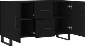 vidaXL Ντουλάπι Μαύρο 100x36x60 εκ. από Επεξεργασμένο Ξύλο