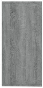 Ντουλάπι Γκρι Sonoma 88x30x65 εκ. από Επεξεργασμένο Ξύλο - Γκρι