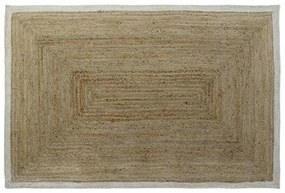 Χαλί DKD Home Decor Λευκό Ανοιχτό καφέ Scandi 200 x 290 x 1 cm