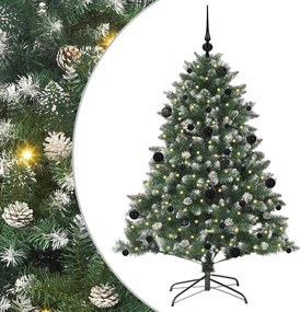 vidaXL Τεχνητό Χριστουγεννιάτικο Δέντρο με 150 LED Πράσινο 150 cm