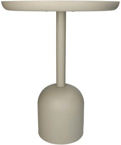 Τραπεζάκι ArteLibre Ιβουάρ Μέταλλο 37x37x46.5cm