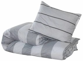 vidaXL Σετ Παπλωματοθήκης Γκρι 200 x 200 εκ. Βαμβακερό