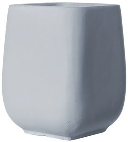 Supergreens Γλάστρα Πήλινη Κάθετη "Regal" Γκρι XL 55x55x66 εκ.