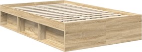 vidaXL Σκελετός Κρεβατιού Sonoma δρυς 120 x 200 cm
