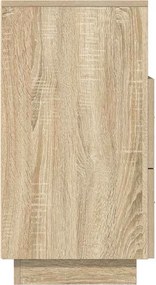 vidaXL Κομοδίνο με 2 συρτάρια Sonoma Δρυς 36x36x68 εκ.