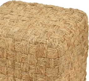 Σκαμπό Aropion Inart μπεζ 100% γιούτα 40x40x40εκ