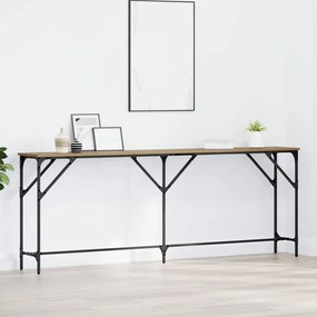 vidaXL Κονσόλα Ξύλο Δρυός 200x29x75 εκ