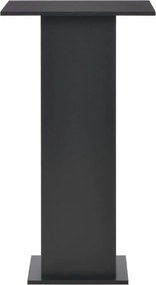 vidaXL Τραπέζι Μπαρ Μαύρο 60 x 60 x 110 εκ.