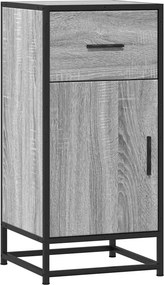 vidaXL Ραφιέρα Γκρι Sonoma 35,5x35x76 εκ. Επεξ. Ξύλο + Μέταλλο