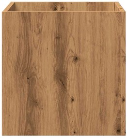 vidaXL Κουτί γλάστρας Artisan Oak 40x40x40 cm Κατασκευασμένο ξύλο