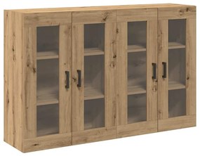 vidaXL Επιτοίχιο ντουλάπι 2 pcs artisan δρυς 69.5 x 34 x 90 εκ.