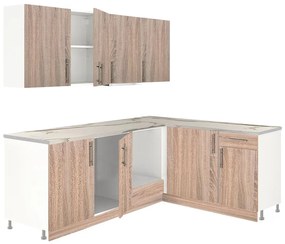 Σύνθεση κουζίνας EMMA Σονόμα Γωνιακή 200x140 εκ. 200x140x218 εκ.