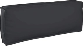 vidaXL Μαξιλάρι Μαύρο 120 x 40 x 12 cm Ύφασμα Όξφορντ