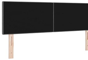 vidaXL Κεφαλάρι με κεφαλάρι Σκούρο γκρι 160 cm ύφασμα