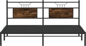 vidaXL Πλαίσιο κρεβατιού χωρίς στρώμα 160x200 εκ. Επεξεργασμένο Ξύλο