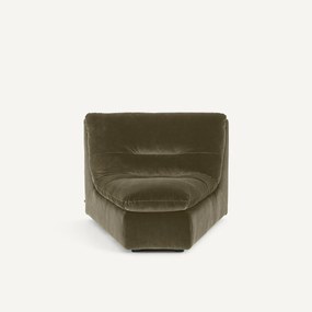 Πολυθρόνα σύνθεσης από βελούδο, GIULIANO