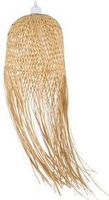 01713 GloboStar® GLOBOSTAR® MANILA 01713 Boho Κρεμαστό Φωτιστικό Οροφής με Ντουί 1 x E27 AC 220-240V IP20 - Μπεζ - Μ25 x Π25 x Υ60cm