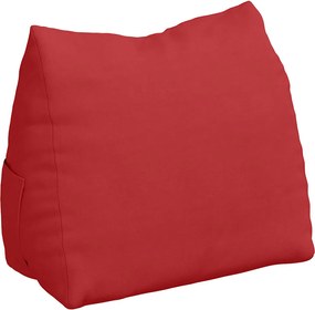 vidaXL Μαξιλάρι Πλάτης Κόκκινο 60 x 20 x 50 εκ. ύφασμα