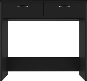 vidaXL Γραφείο Μαύρο 80 x 40 x 75 εκ. από Επεξ. Ξύλο