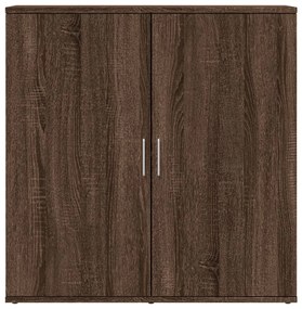 vidaXL Βοηθητικό Ντουλάπι Καφέ Δρυς 79x38x80εκ. από Επεξεργασμένο Ξύλο