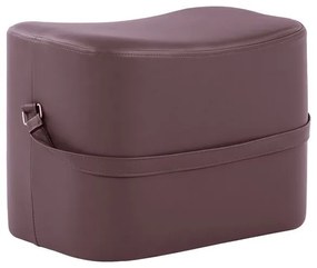 Σκαμπό Beate Με Pu Σε Μωβ Απόχρωση 50x34x35y Εκ.