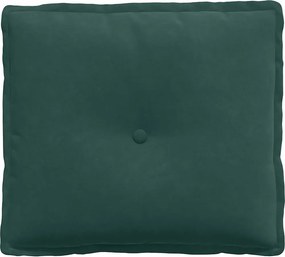 vidaXL Μαξιλάρι Πλάτης Σκούρο Πράσινο 50 x 45 x 19 cm