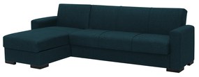Καναπές Κρεβάτι Γωνιακός JOSE Μπλε 270x165x84cm - Ύφασμα - 14210241
