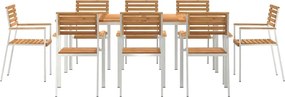vidaXL Σέτ φαγητού για κήπο 9 pcs
