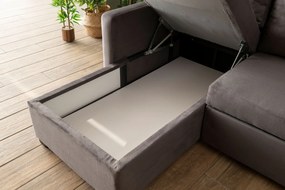 Corner Sofa-Bed Kado - Grey Grey
