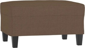 vidaXL Υποπόδιο Καφέ 70 x 55 x 41 εκ. Υφασμάτινο