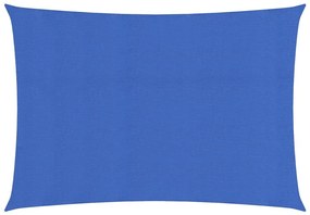 Πανί Σκίασης Μπλε Ορθογώνιο 6x8 μ. από HDPE 160 γρ/μ²