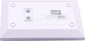 LED V-TAC Φωτιζόμενο Επιτοίχιο Πάνελ Διεύθυνσης 10W SAMSUNG CHIP Θερμό Λευκό 780
