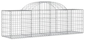 vidaXL Συρματοκιβώτια Τοξωτά 30 τεμ. 200x50x60/80 εκ. Γαλβαν. Ατσάλι