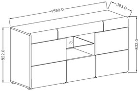 Μπουφές Toldo 26-Leuko