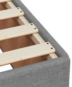 ΚΡΕΒΑΤΙ BOXSPRING ΜΕ ΣΤΡΩΜΑ ΑΝΟΙΧΤΟ ΓΚΡΙ 120X190 ΕΚ. ΥΦΑΣΜΑΤΙΝΟ 3285841