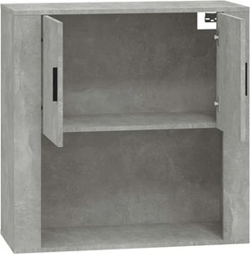 vidaXL Ντουλάπι Τοίχου Γκρι Σκυρ. 80x33x80 εκ. Επεξεργασμένο Ξύλο