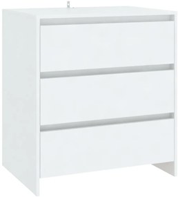 vidaXL Μπουφές Λευκός 70x41x75 εκ. από Επεξεργασμένο Ξύλο